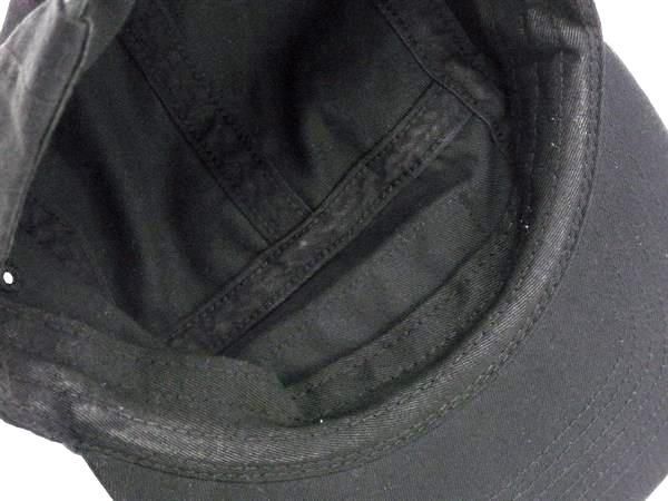 1円 Supreme シュプリーム コットン100％ ベースボールキャップ 帽子 メンズ レディース ブラック系 AT6313_画像6