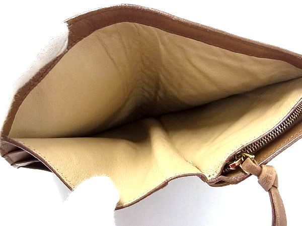 1円 BOTTEGA VENETA ボッテガヴェネタ イントレチャート レザー 二つ折り 長財布 ウォレット レディース メンズ ブラウン系 AT8525_画像4