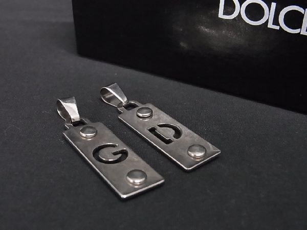 DOLCE＆GABBANA ドルチェ&ガッバーナ ネックレストップ ペンダントトップ アクセサリー シルバー系 DD2176_画像1