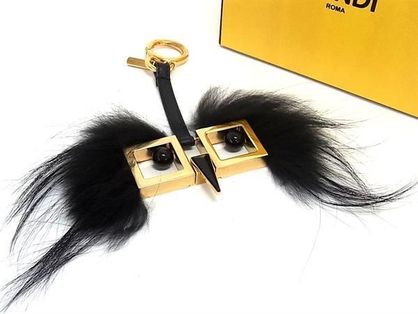 # ultimate beautiful goods # FENDI Fendi fur × leather GP key holder bag charm lady's AU7785