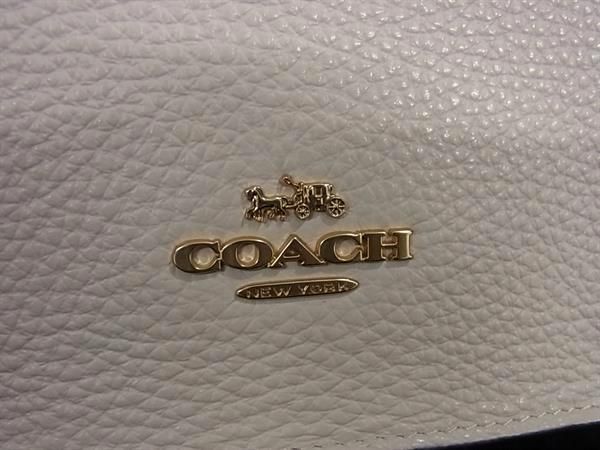 ■新品■未使用■ COACH コーチ レザー 2WAY クロスボディ ショルダー ハンドバッグ ポシェット 斜め掛け レディース アイボリー系 AT4873_画像8