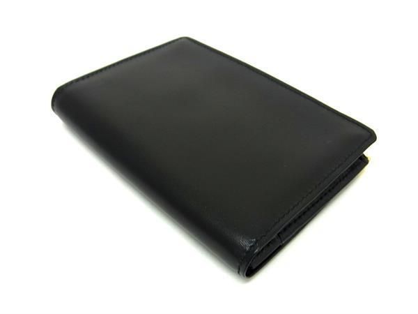 ■新品同様■ dunhill ダンヒル レザー カードケース カード入れ 名刺入れ メンズ ブラック系 CD0790_画像2