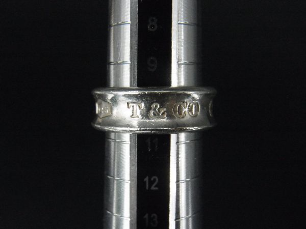 1円 ■美品■ TIFFANY＆Co ティファニー 1837 ナロー SV925 リング 指輪 アクセサリー 約10号 レディース シルバー系 BH0253_画像4