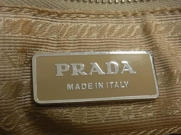 1円 PRADA プラダ レザー ハンドバッグ ショルダー トート 肩掛け レディース マスタードイエロー系 AY0298_画像6