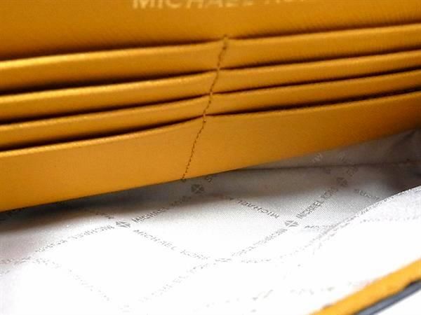 1円 ■美品■ MICHAEL KORS マイケルコース レザー ショルダーバッグ 肩掛け レディース マスタード系 AS6061_画像3