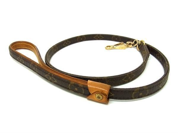 ■美品■ LOUIS VUITTON ルイヴィトン M58056 モノグラム レッス バクスターMM ドッグリード 犬用 ペット用品 ブラウン系 AW0879_画像2