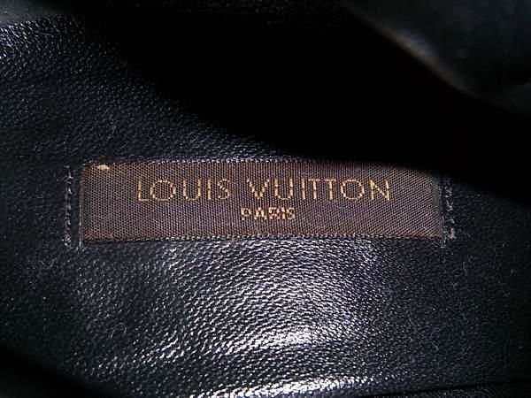 1円 LOUIS VUITTON ルイヴィトン モノグラムミニ ショートブーツ サイズ35 1/2 (約23.0cm) 靴 シューズ レディース ブラック系 AT8430_画像5
