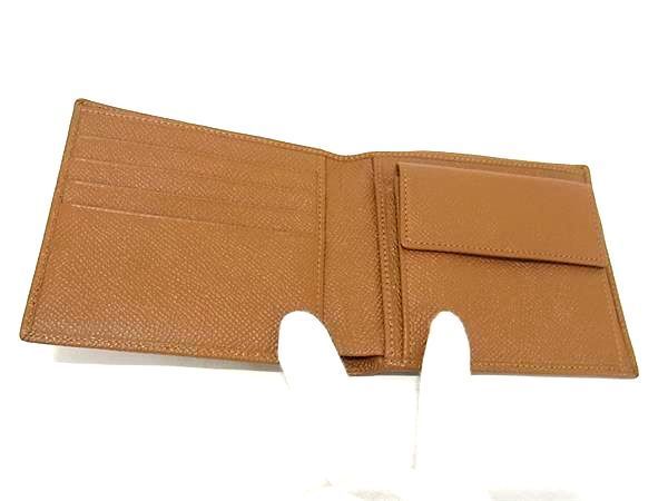 # новый товар # не использовался # BVLGARI BVLGARY кожа двойной бумажник бумажник женский оттенок коричневого AT9106