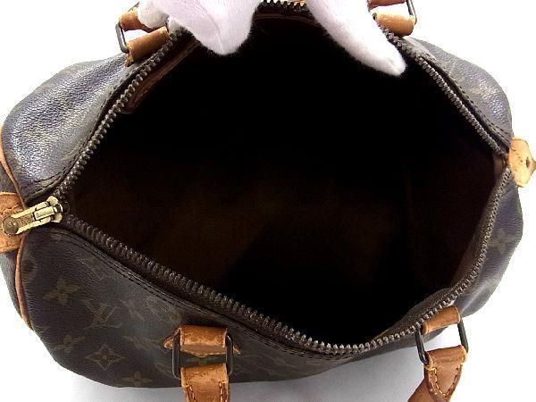 1円 LOUIS VUITTON ルイヴィトン M41526 モノグラム スピーディ30 ハンドバッグ ミニボストンバッグ ブラウン系 BH1126_画像5