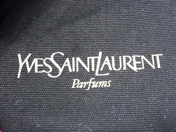 1円 ■美品■ YVESSAINTLAURENT イヴサンローラン キャンバス トート ハンドバッグ レディース ブラック系 BE9658_画像6