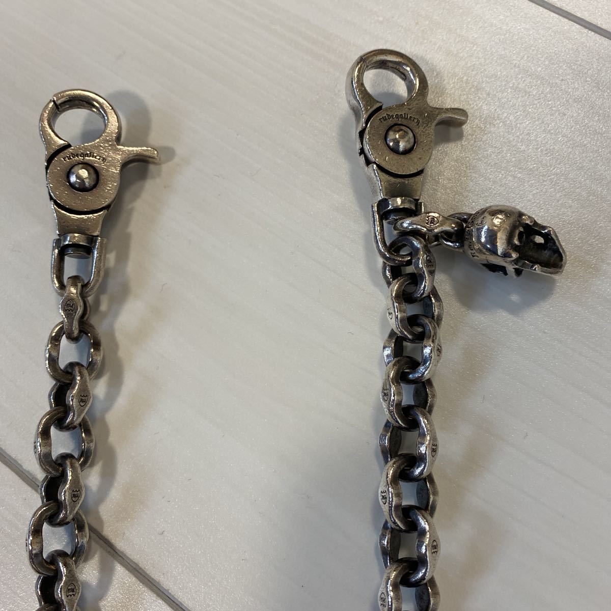 RUDE GALLERY / WALLET CHAIN TYPE-2 ルードギャラリー ウォレットチェーン シルバー 925_画像4