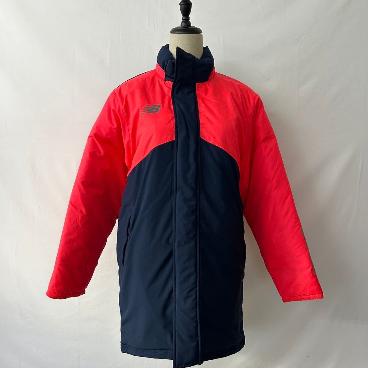 NEWBalance New balance hood less bench coat size160 sport cotton inside jacket 
