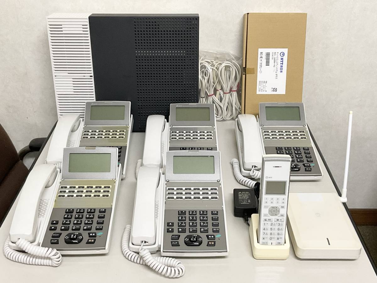 NTT NXⅡ NX2S 主装置・電話6台セット DECL付_画像1