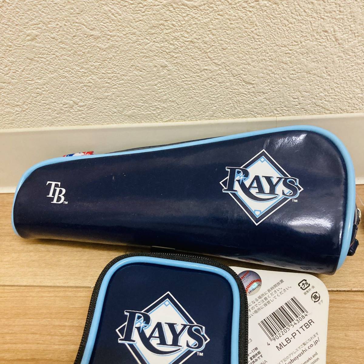 未使用　訳あり　ナカバヤシ　レイズ　　Rays 大リーグ　メジャーリーグ　ペンケース ポーチ　セットまとめ売り_画像3