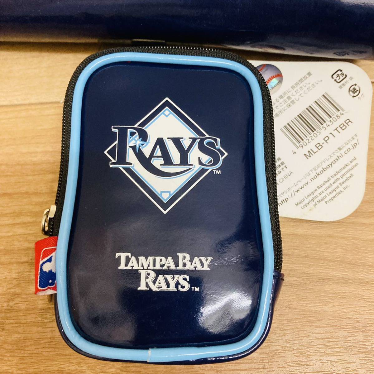 未使用　訳あり　ナカバヤシ　レイズ　　Rays 大リーグ　メジャーリーグ　ペンケース ポーチ　セットまとめ売り_画像2