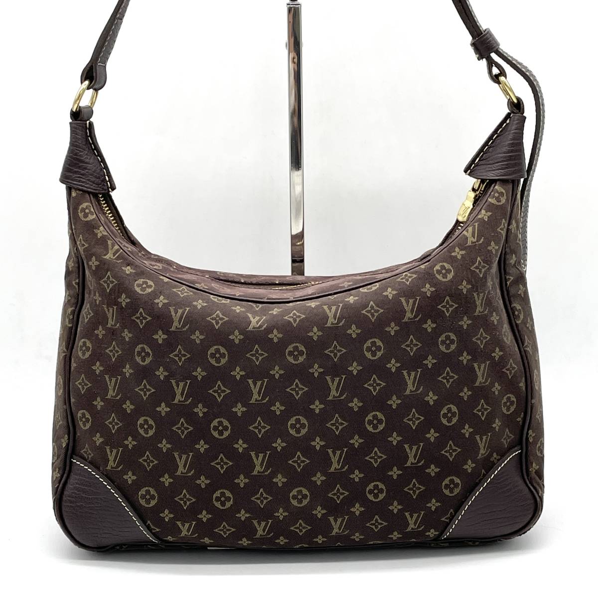 1円 LOUIS VUITTON ルイヴィトン モノグラム ミニラン エベヌ ブローニュ ショルダーバッグ M95225_画像3