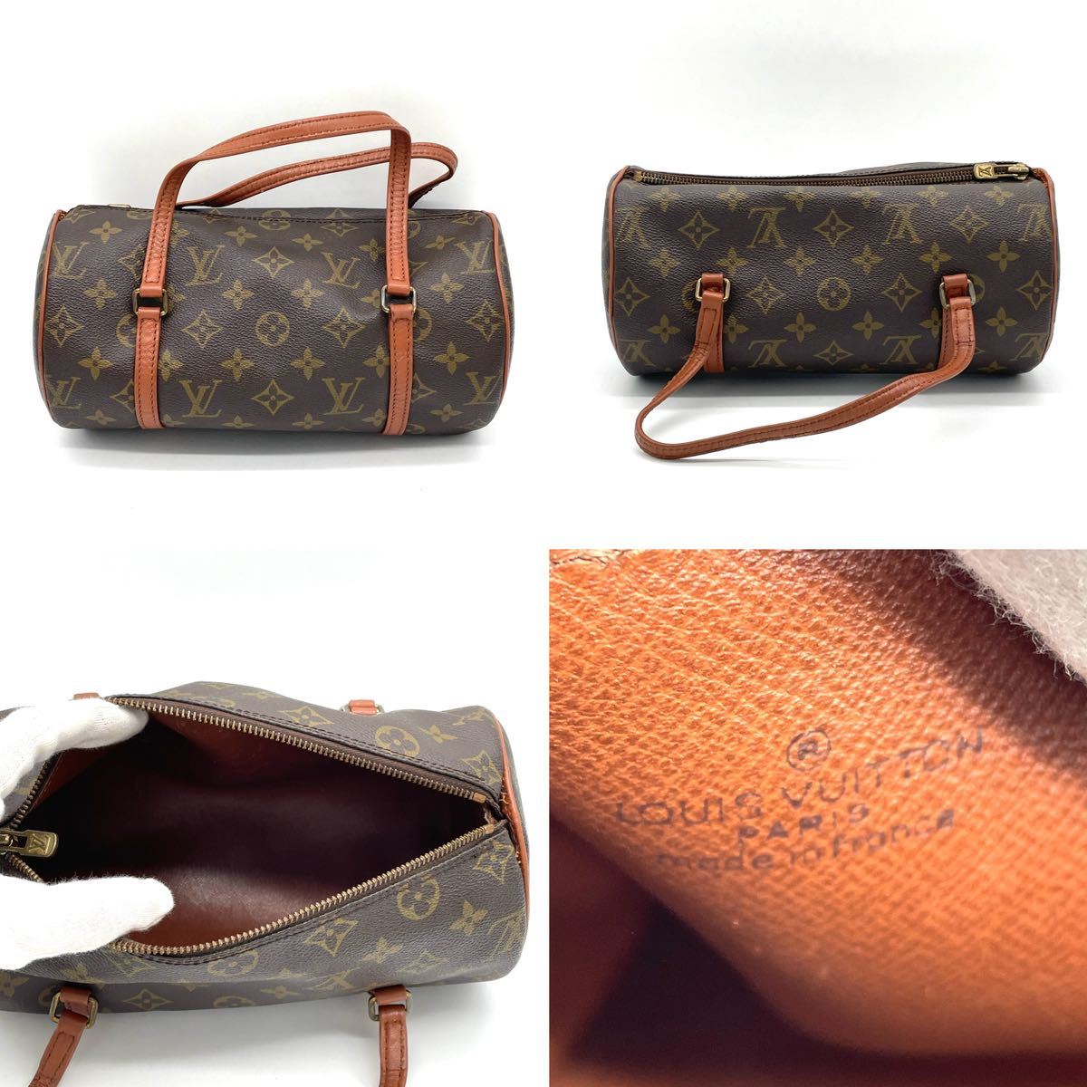 1円 まとめ売り LOUIS VUITTON ルイヴィトン モノグラム パピヨン30 パピヨン26 パピヨン22 ハンドバッグ 5点 セット_画像3