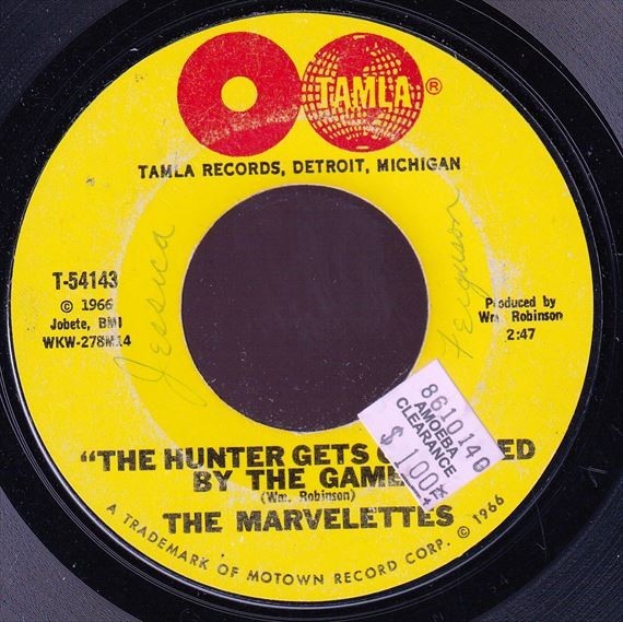 The Marvelettes - The Hunter Gets Captured By The Game / I Think I Can Change You (A) SF-GA419_画像1