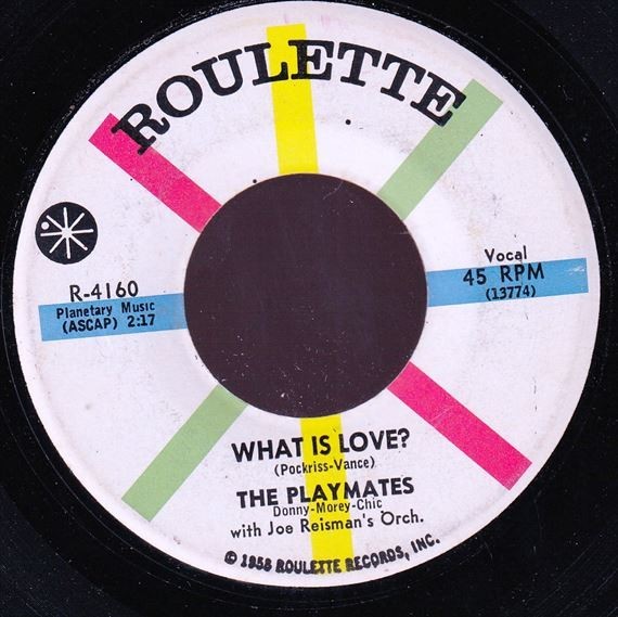 The Playmates - What Is Love? / I Am (B) OL-GB059_画像1