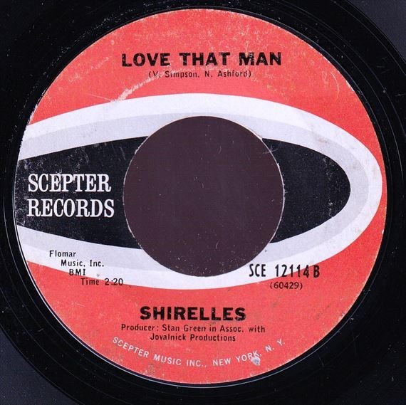 The Shirelles - My Heart Belongs To You / Love That Man (A) SF-GB117_画像1