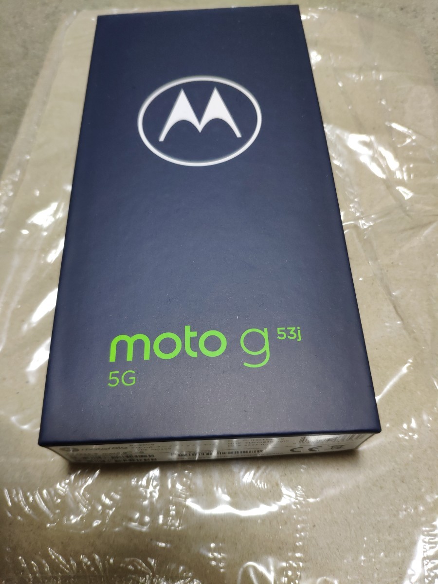 未開封 moto g53j 5G 6.5インチ メモリー8GB ストレージ128GB アークティックシルバー Motorolaの画像1