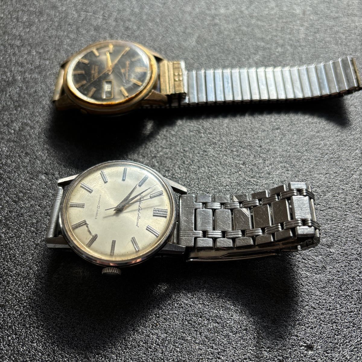 SEIKO ロードマーベル　5740-1990 SEIKO5 スポーツマチック　21石　2個セット　ジャンク品_画像10