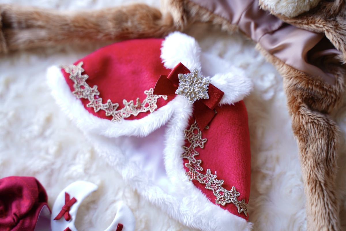 くまくまクリスマスドレスセット MDD 衣装 服 赤 SDM 1/4_画像3