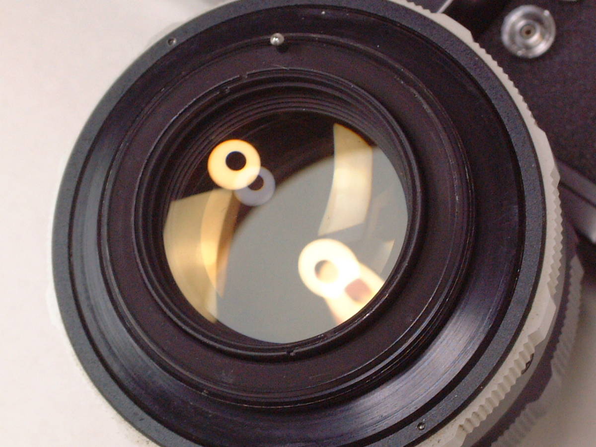 FUJICA ST701 ブラックペイント ＋ FUJINON 55mm F1.8 (外観程度良品/中古/訳アリ） 純正カメラケース付_画像8