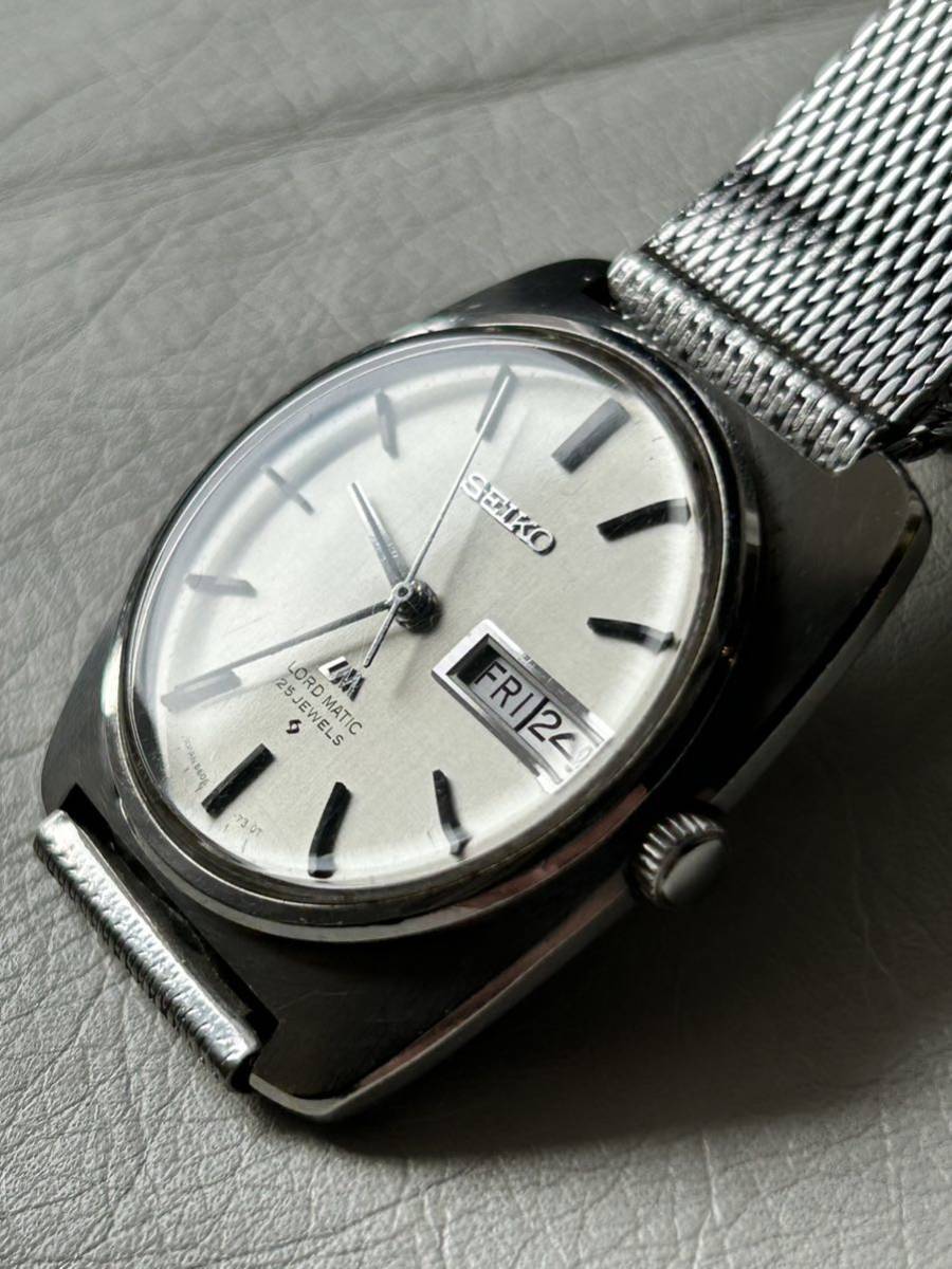 SEIKO セイコー ロードマチック25jewels座布団ケース稼働品_画像9