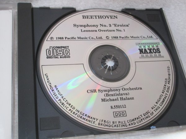 Naxos // ベートーヴェン：交響曲第3番「英雄」／序曲「レオノーレ」第1番【CD】 スロヴァキア放送響／ミヒャエル・ハラース （指揮）の画像2