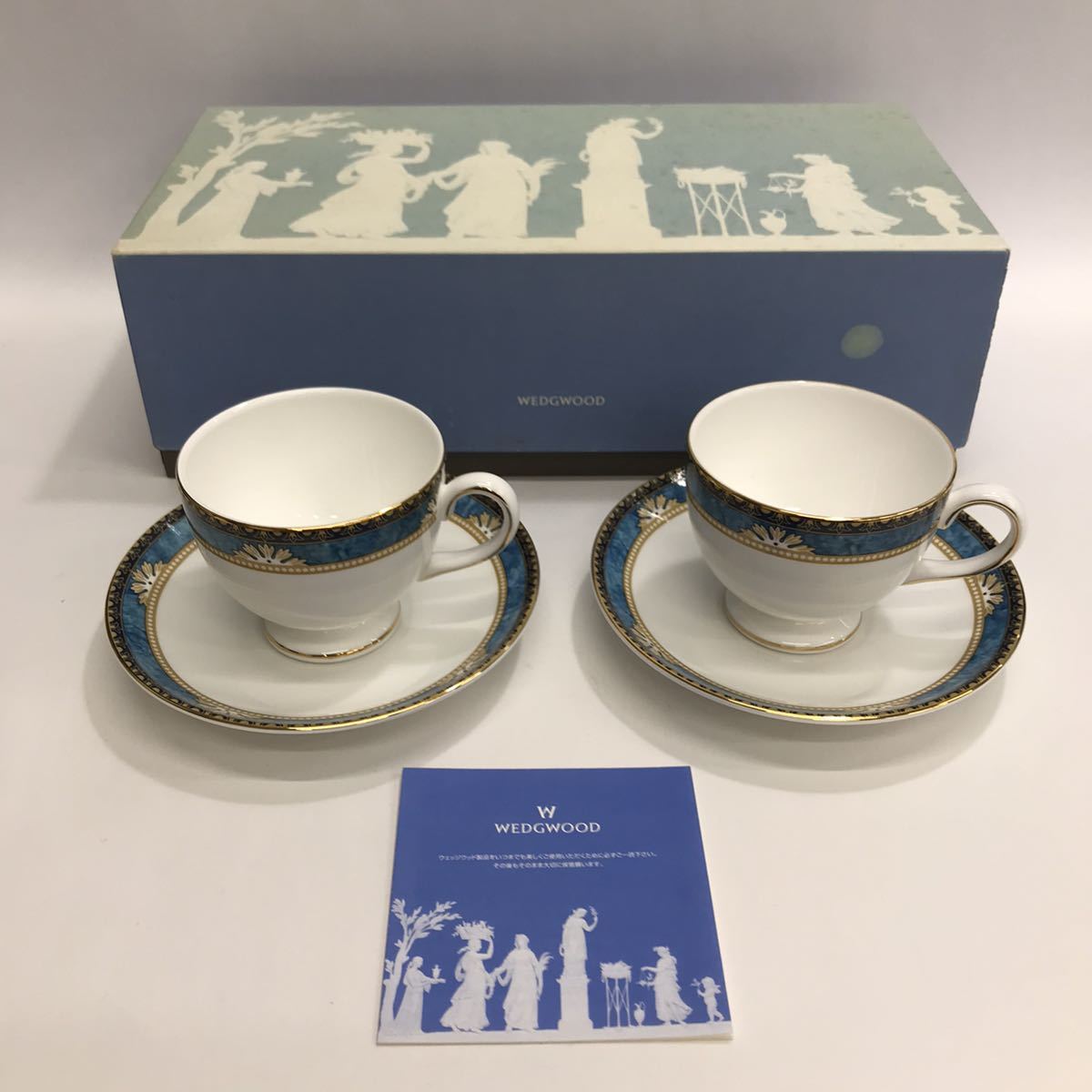 WEDGWOOD ウェッジウッド CURZONカーゾン　カップソーサー 2客