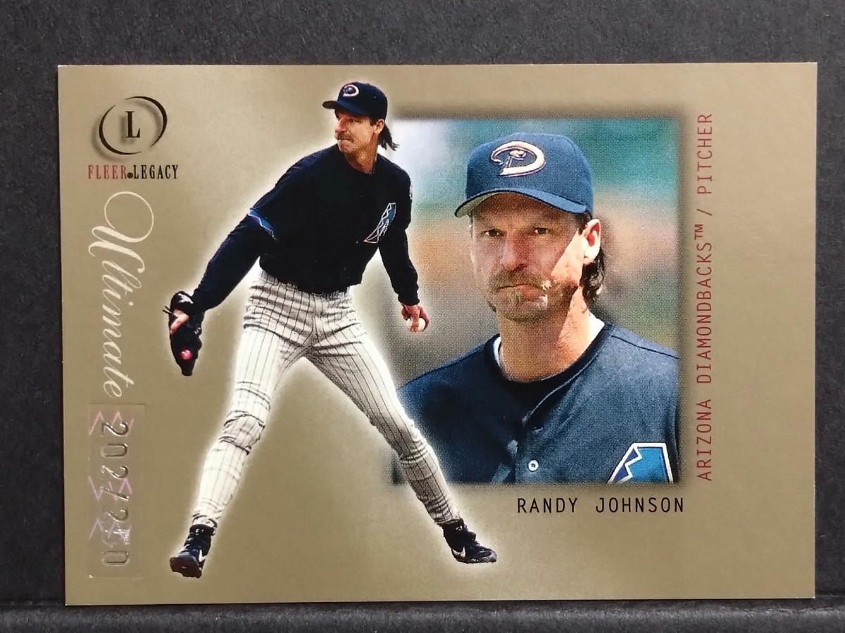 2001 FLEER LEGACY ランディ ジョンソン 250枚限定 202/250 ultimate #58 RANDY JOHNSON ダイヤモンドバックス_画像1