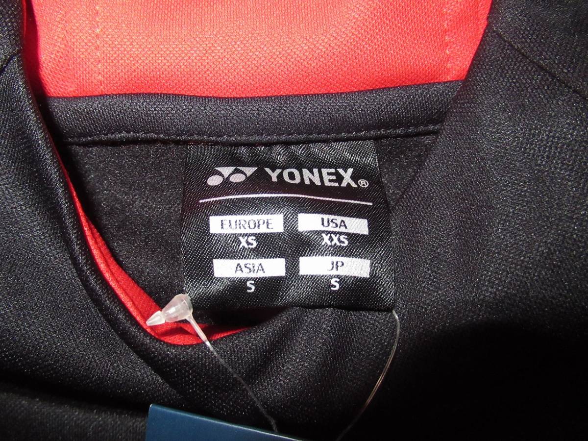 ★YONEX/ヨネックス★新品　S　パーカー フィットスタイル　サンセットレッド　静電気ガード _画像5