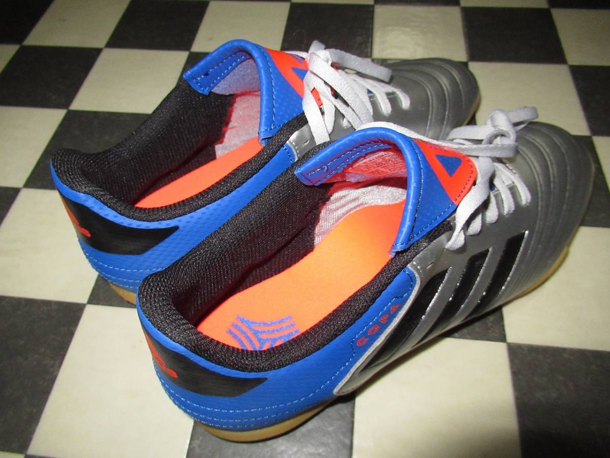 * Adidas * beautiful goods kopa tango 18.4IN 25cm silver meto× core black × football blue 