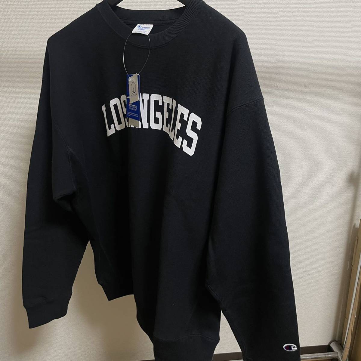 【RHC × Champion】Reverse Weave Sweat Pullover【L】リバースウィーブ スウェットプルオーバー ロンハーマン  チャンピオン【新品】黒