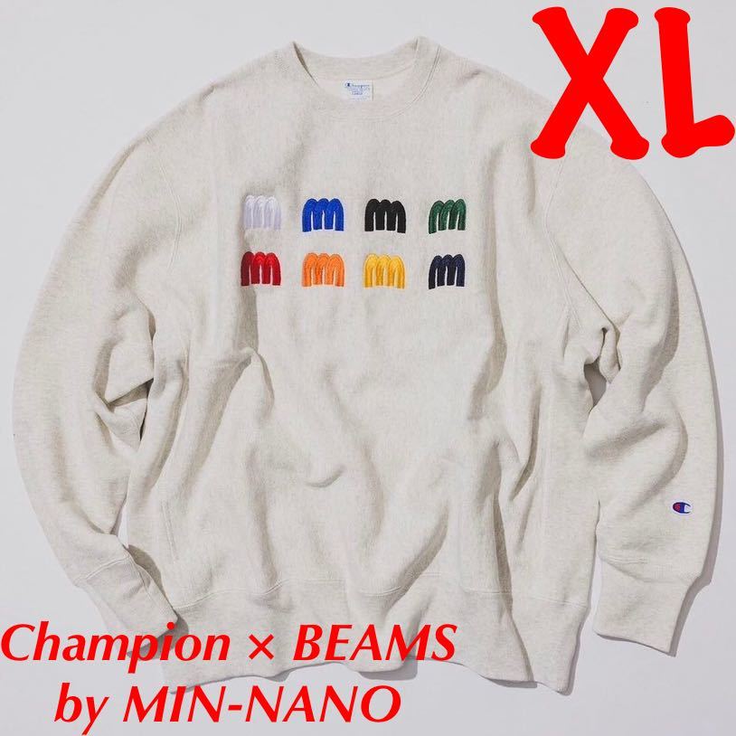 Champion for BEAMS by MIN-NANO】Reverse Weave Crew Neck Champion for BEAMS by MIN-NANO】Reverse Weave Crew Neck