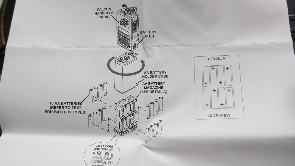 ★☆米軍放出品 実物 HARRIS RADIO AA BATERY HOLDER PACK  ハリス RF-5911-PS001 AA バッテリー ホルダー ケース  ーC134☆★の画像7