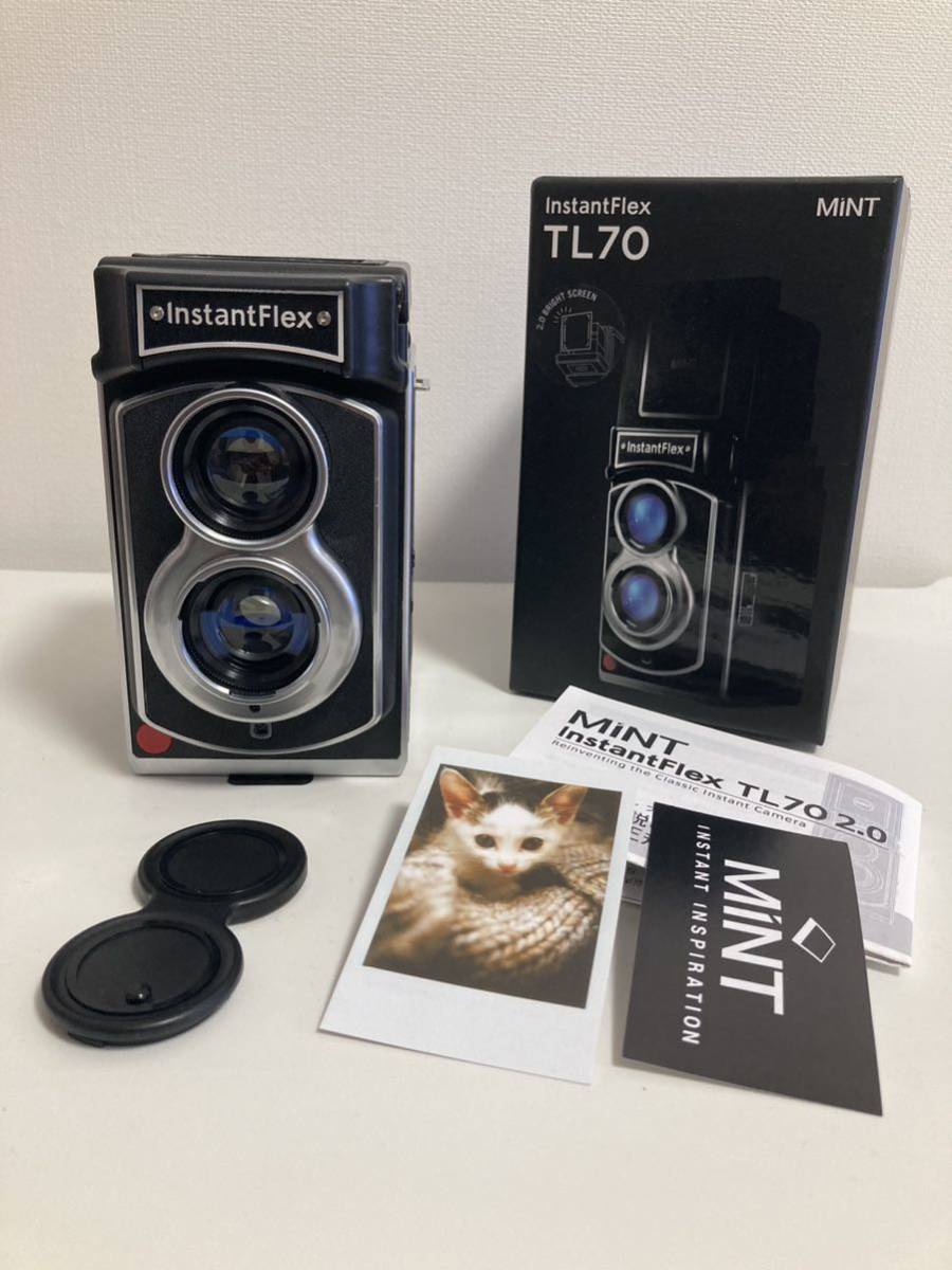 MiNT InstjntFlex TL70 2.0[ almost new goods ] [ free shipping ] * for searching instant Flex Cheki Polaroid twin-lens reflex Rollei Flex 