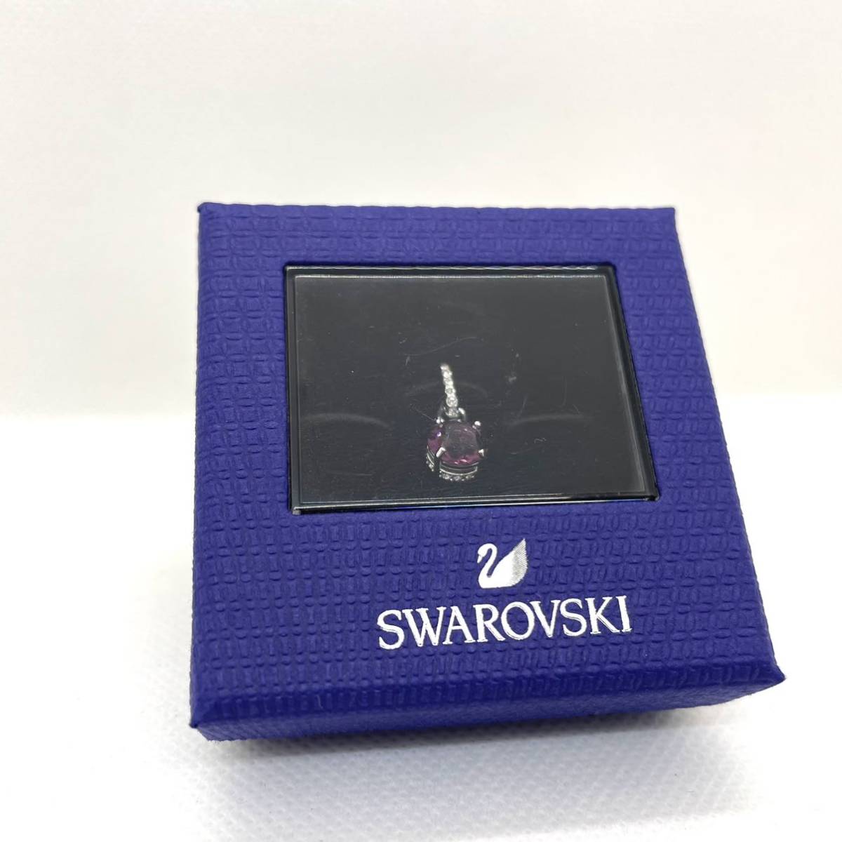 [ новый товар не использовался ] Swarovski remix коллекция очарование 2 месяц зодиакальный камень аметист crystal SWAROVSKI REMIX CHARM BIRTH FEBRUARY