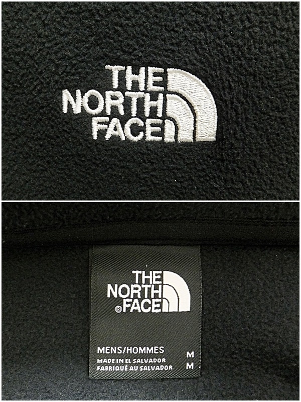 THE NORTH FACE フリースジャケット ポリエステル NA52204Z サイズ:M イエロー/ブラック 黄/マスタード ノースフェイス_画像3