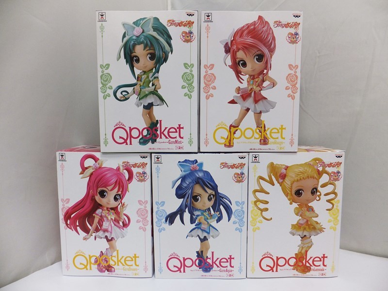 未開封5点セット Yes!プリキュア5GOGO! Q posket パールカラーver. キュアドリーム/アクア/レモネード/ルージュ/ミント フィギュア Qposket_画像5