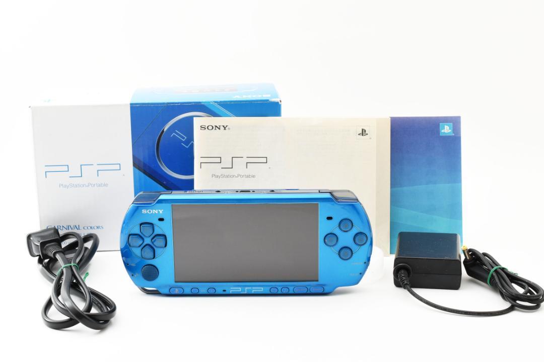 【G0186】完品 美品 PSポータブル PSP3000 バイブラントブルーの画像1