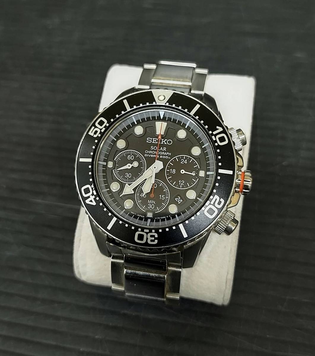 小海71 お年玉 福袋 新春 SEIKO セイコー SOLAR CHRONOGRAPH DIVERS 200m クロノグラフ 203103 メンズ メンズ腕時計 腕周やや小さめ_画像1