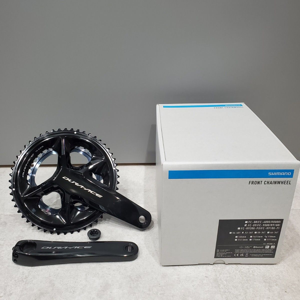 FC-09 クランク リコール対策品 52-36T 11S 170mm シマノ SHIMANO デュラエース DURA-ACE FC-09 クランク リコール対策品 52-36T 11S 170mm シマノ SHIMANO デュラエース DURA-ACE