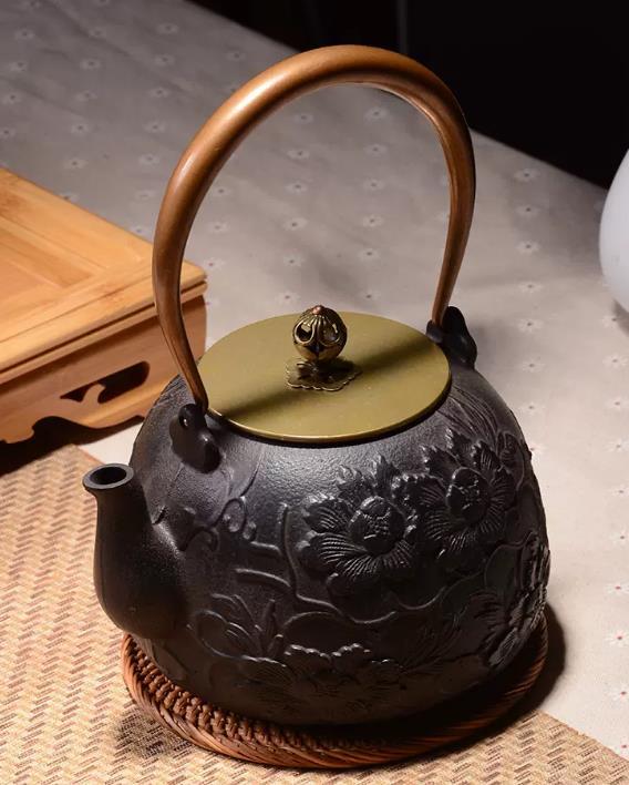 新しい手作りの鉄瓶、急須、お茶セット_画像2