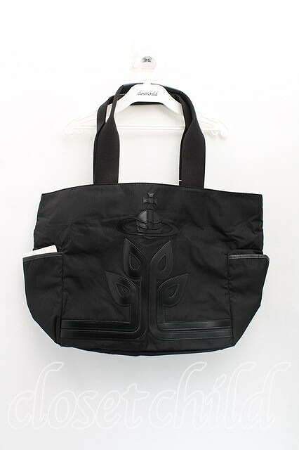 【USED】Vivienne Westwood / シードツリーハンドバッグ  黒 H-23-12-31-080-ba-OD-ZH