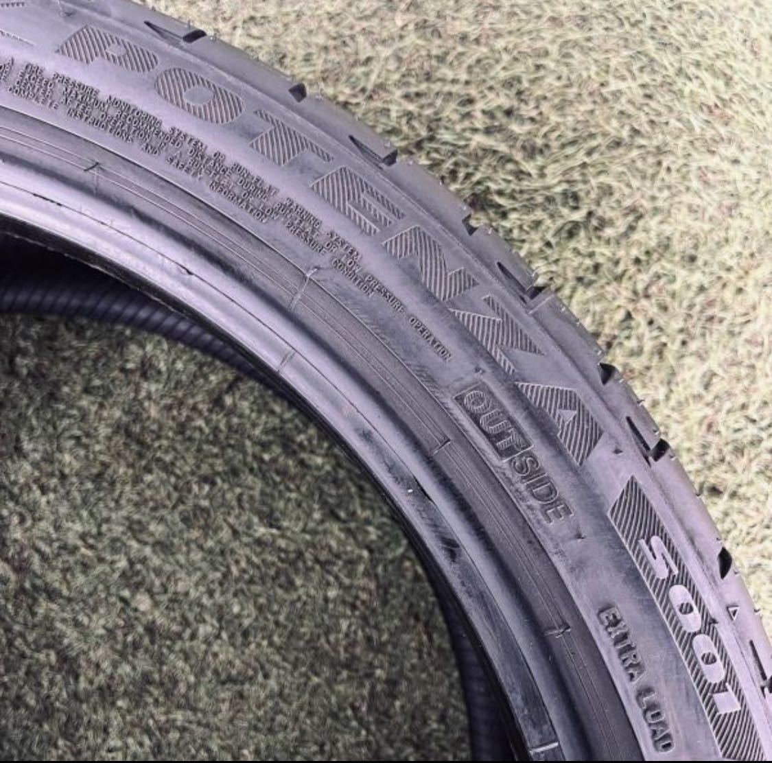 BRIDGESTONE POTENZA S001 RFT 255/35R19 96Y 18年製 BMW 認証タイヤ_画像1