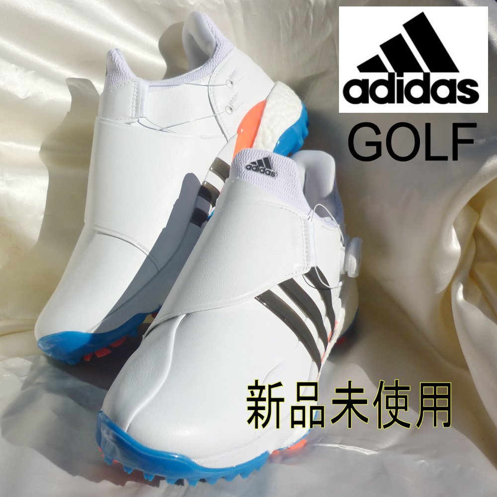  free shipping regular price 27500 jpy new goods 25cm* Adidas Golf soft spike / Tour 360 22 boa dial /GY5336 white 