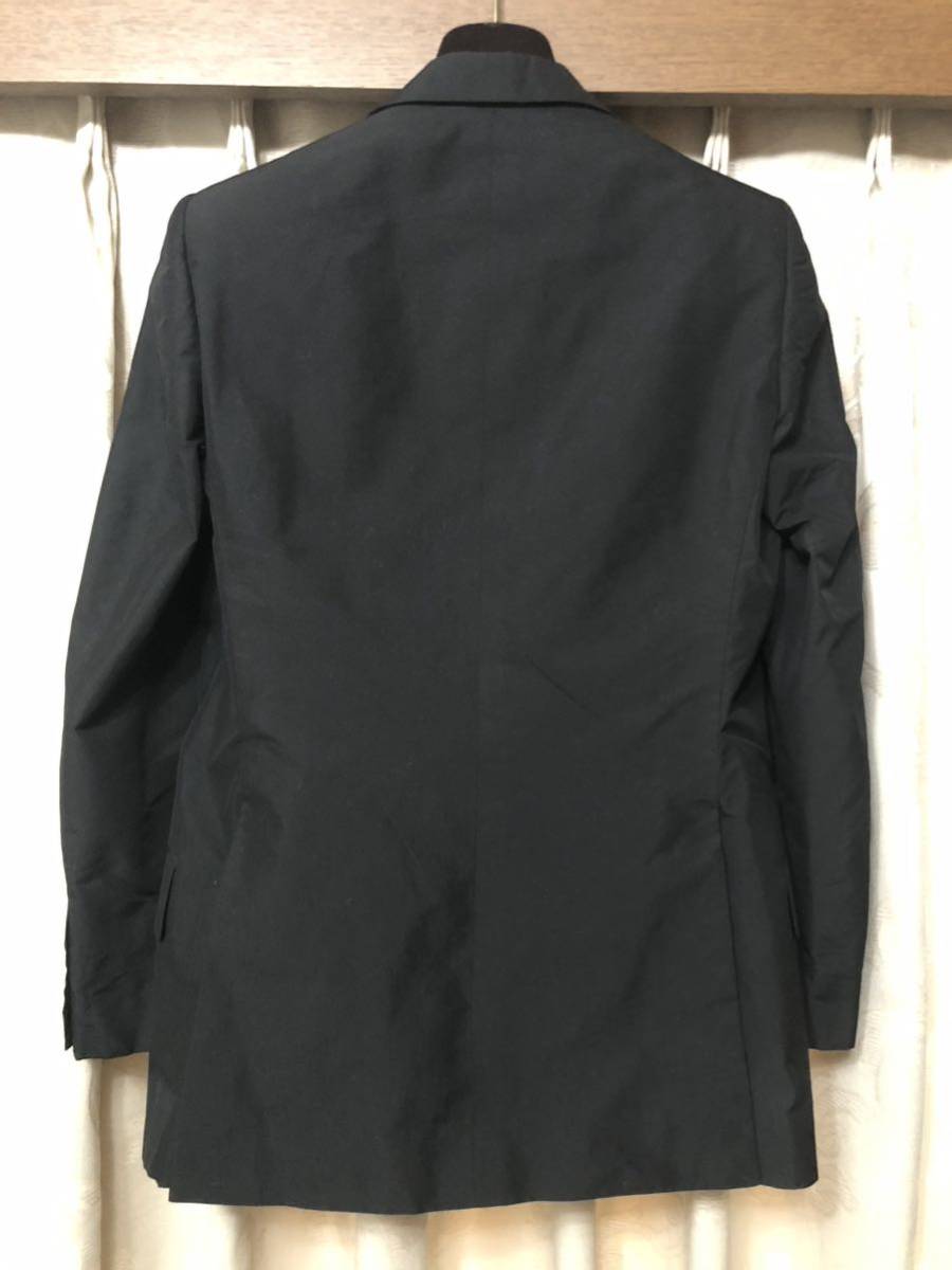 定価68万円BOTTEGA VENETA ボッテガべネタコットンシルクスーツ 黒 サイズ48_画像2