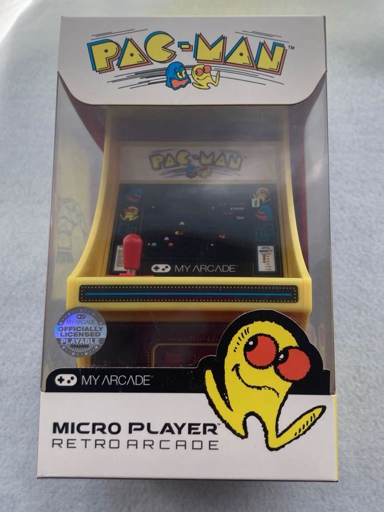 送料込新品未開封未使用MY ARCADEマイアーケードPACMANパックマンMICROPLAYERRETROARCADEレトロアーケードおまけ付きナムコnamco_画像2